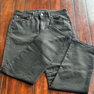 American Eagle Airflex+ relaxed straight 32x32 never worn black jeans, pants